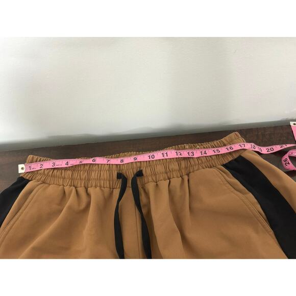 Lane Bryant Straight Leg Pants Camel/Tan with Black Side Stripes — Size 16 - Picture 7 of 10